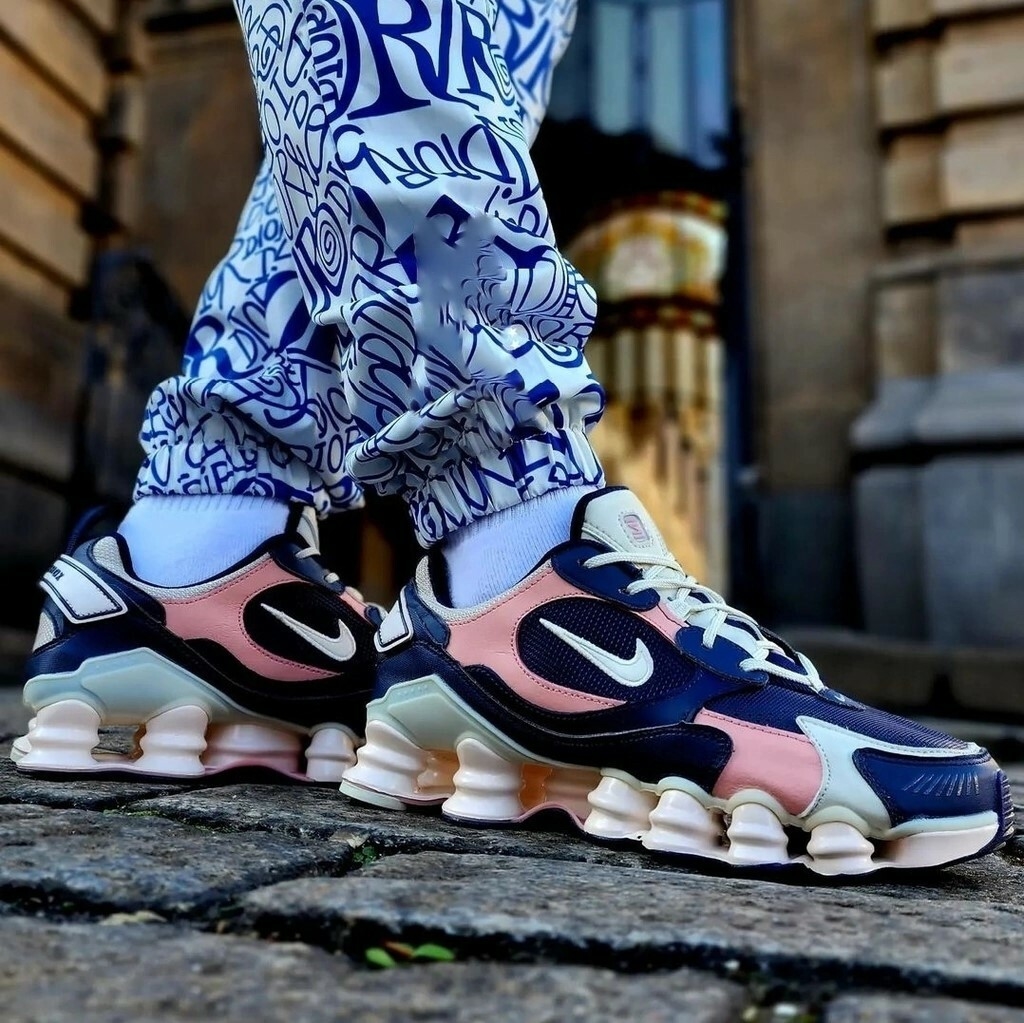 Nike Shox 12 Molas Nova - Azul e Rosa