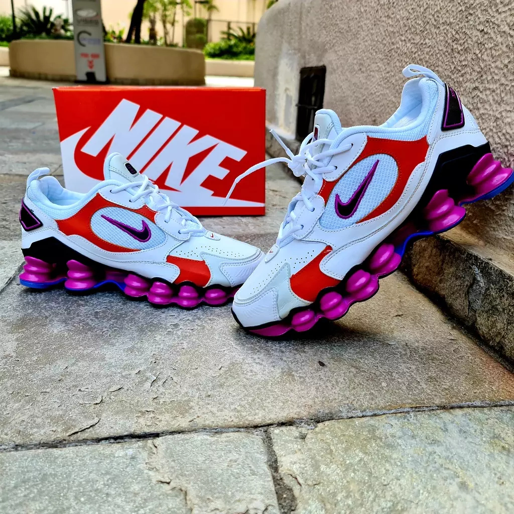 Nike Shox 12 Molas Nova - Branco e Rosa