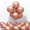 Globos de latex importados Chrome Rosa Gold x 20 unid