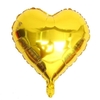 Globos de corazon dorado 40 cm