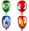 Globo Superheroes redondo 40 cm hombre araña capitan america hulk iron man