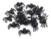 Arañas negras plasticas medianas