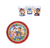 platos y vasos descartables paw patroll