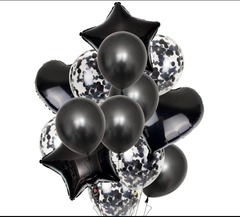 Set de 14 globos con globos confeti en internet