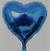 Globos de corazon azul 40 cm