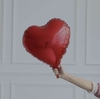 Globos de corazon rojo 40 cm