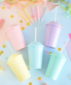 Vaso Milk shake pastel - comprar online