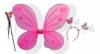 Set de 3 piezas rosa mariposa