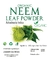 Neem Indiano Em Pó - 100% Puro E Orgânico - comprar online