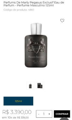 Perseus Exclusif Edp Alhambra - DECANT - comprar online