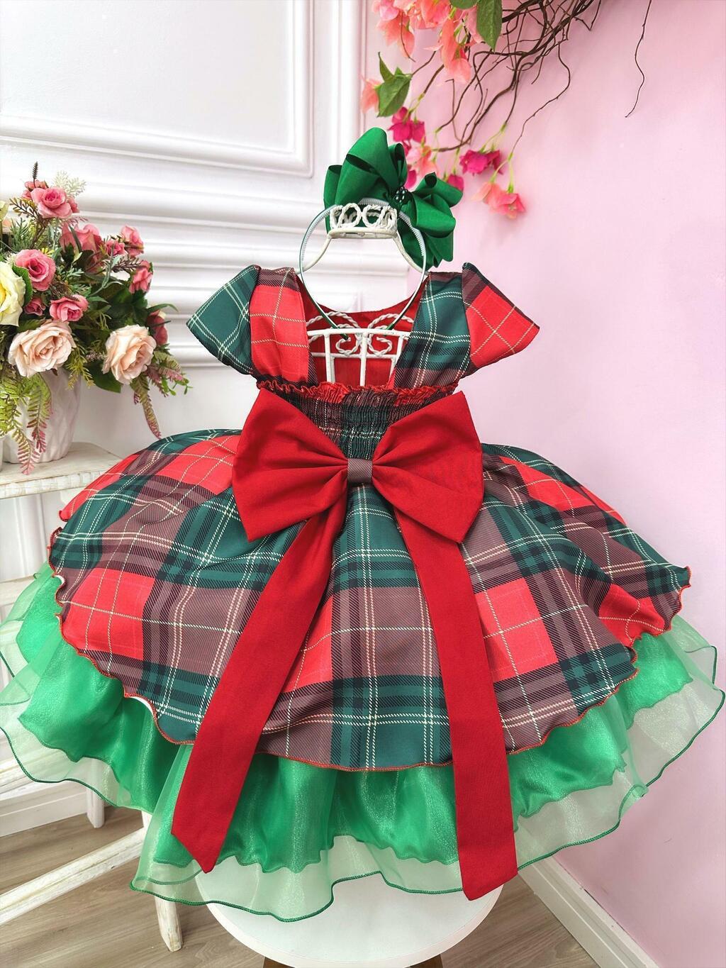 Vestido vermelho quadriculado clearance