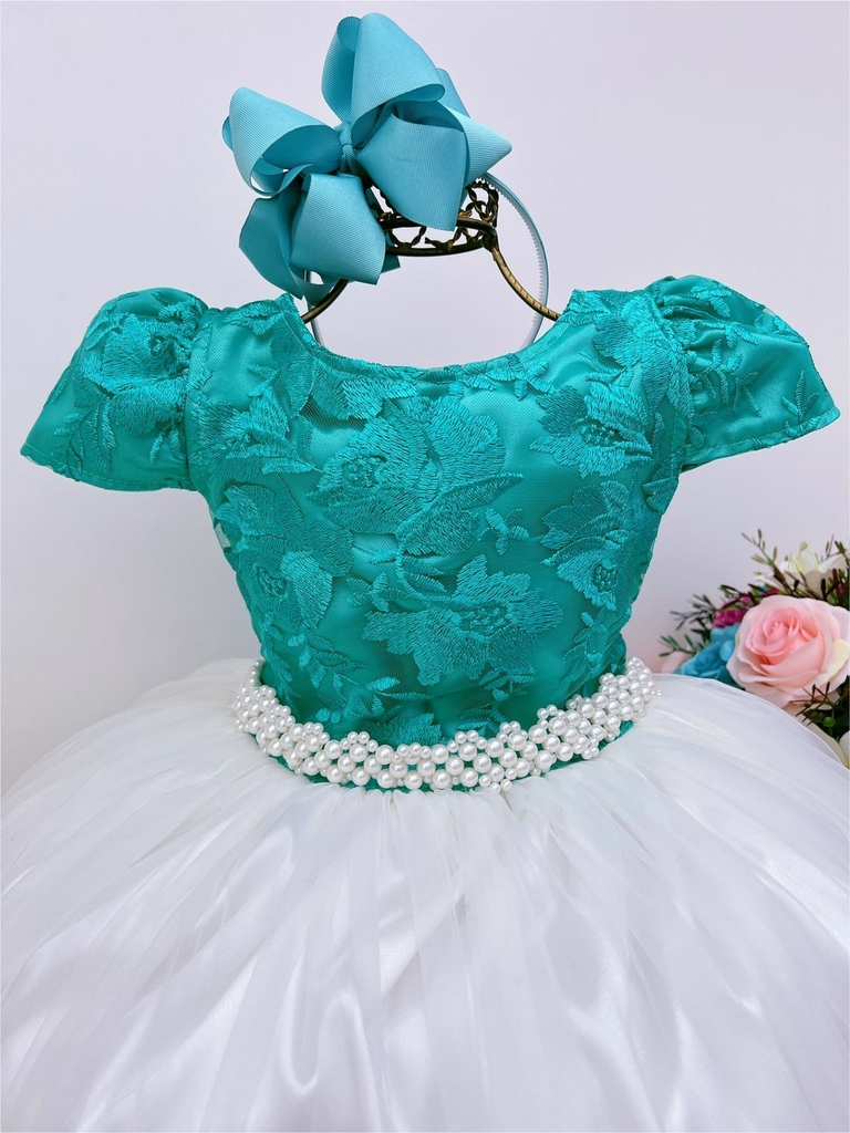 Vestido de dama de honra verde sale