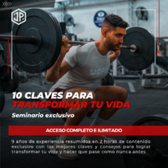 Seminario "10 claves para transformar tu vida y hacer que pase" - comprar online