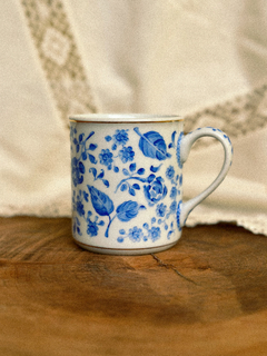 Caneca Flor Azul na internet