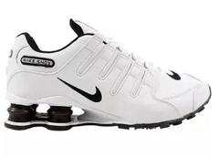 Tênis Nike Shox NZ Branco com preto