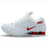 Tênis Nike Shox branco com vermelho