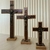 Crucifixo São Bento com base mdf