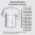 Camiseta Branca Unissex Personalizada - comprar online