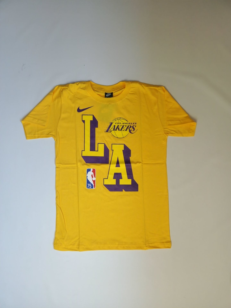 Remera lakers amarilla deals