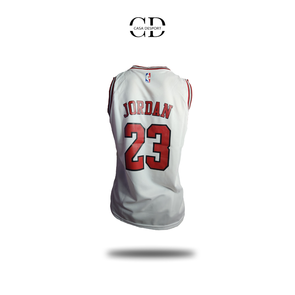 Camiseta Chicago Bulls Blanca (23) Jordan