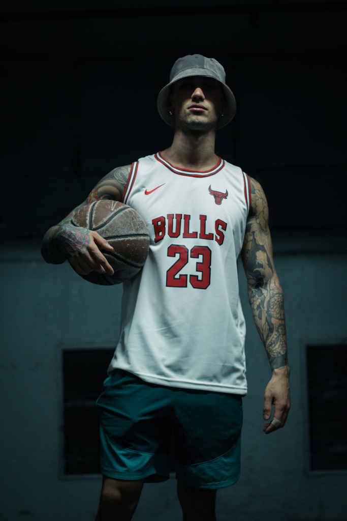 Camiseta Chicago Bulls Blanca (23) Jordan