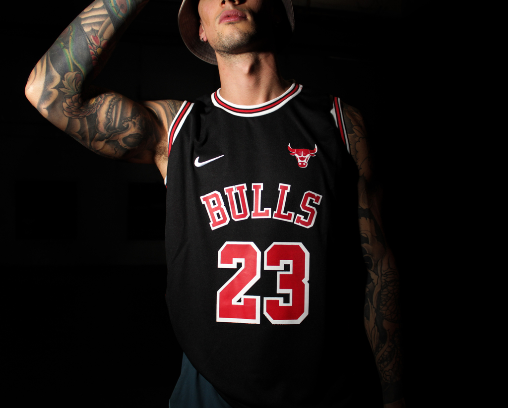 Camiseta Bulls Negra (23) Jordan - Casa Desport