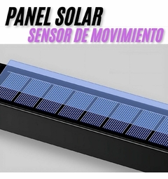 Barra De Luz Led Inteligente Carga Solar Iluminación Hogar - M&Q REGALOS