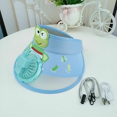 Imagen de Gorra Visera Con Ventilador Portátil 3 Velocidades Infantil