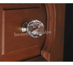 Imagen de Tirador Mueble Cajon Puerta Manija Diamante Cristal 3 Cm