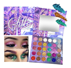 Paleta De Sombras Glitter 30 Colores Make Up Maquillaje Ojos