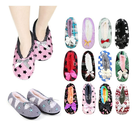 Pantuflas Ballerinas de Mujer Invierno Super Abrigadas!