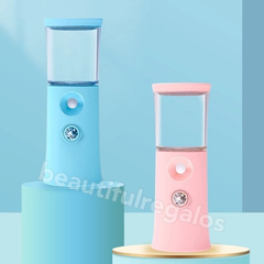 Nano Humidificador Facial Spray C/ Luz Portatil Usb Rostro - comprar online