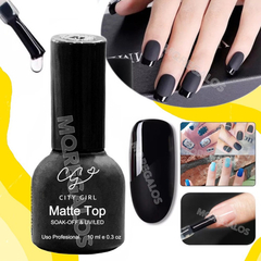 Top Coat Matte City Girl 10ml Gel Soak Off Uv Led Semiperman