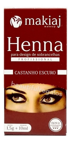 Henna Tinte Perfilador Para Cejas Makiaj Brasil Tonos Varios - comprar online