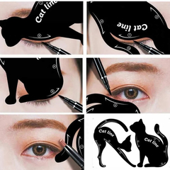 Stencil Para Delinear Ojos Párpados Gatito Maquillaje - M&Q REGALOS