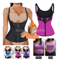 Faja Chaleco Reductor Modelador Neopreno Tiras Ajustables - comprar online