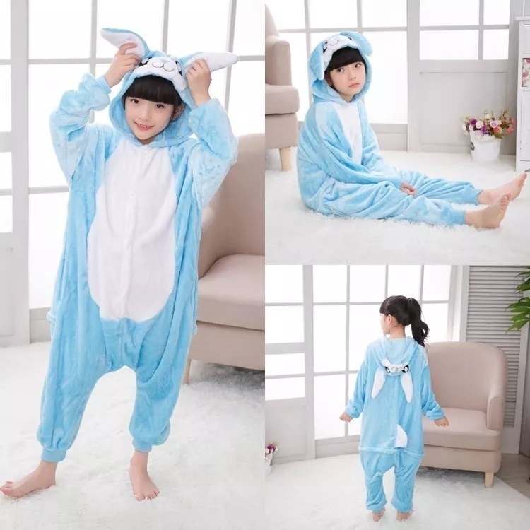 Pijama Kigurumi Unicornio Infantil De 1.10 A 1.40 Mts Niños