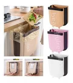 Tacho De Basura Plegable Bajo Mesada Puerta Mediano Cocina