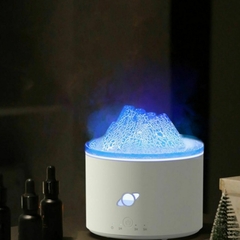 Humidificador Aroma Terapia Volcán Con Luces Difusor Hogar - M&Q REGALOS