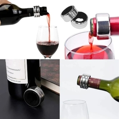 Kit Set De Vino 4 Piezas Accesorios Sacacorchos Regalo Ideal - tienda online