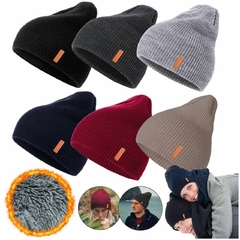 Gorro Peluche Corderito Unisex Invierno Mujer Hombre Frio