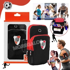 Brazalete Porta Celular Bolsito Deportivo River Plate Brazo