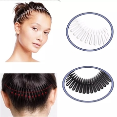 Combo X12 Vinchas Zig Zag Circulares Mujer Diadema Plastica - comprar online