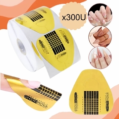 Moldes X300 Cherimoya Uñas Esculpidas Gel Acrilico Polygel