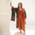Women's Silk Kimono - Exclusive Temperance Print - Kimonos Femininos | Kimoh | Quimonos Autorais Exclusivos 