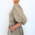 Long Sleeve Linen Envelope Dress | Kimoh Brisa - online store