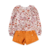 Conjunto mostarda com shorts Ser Garota