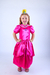 FANTASIA PRINCESA PINK COM COROA - comprar online