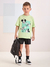 CONJUNTO T-SHIRT VERDE SOFT MINT COM BERMUDA