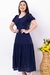 Vestido Azul Marinho Malha Laise forrado - (PEÇAS DA PROMOÇÃO NÃO TEM TROCA OU DEVOLUÇÃO) - comprar online